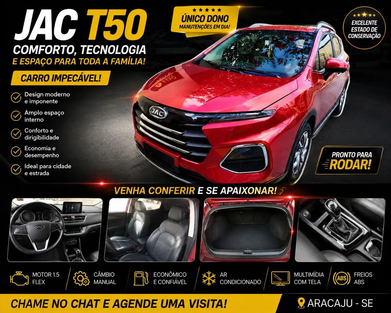 JAC T50 Plus 1.6 16V 5P AUT 2022
