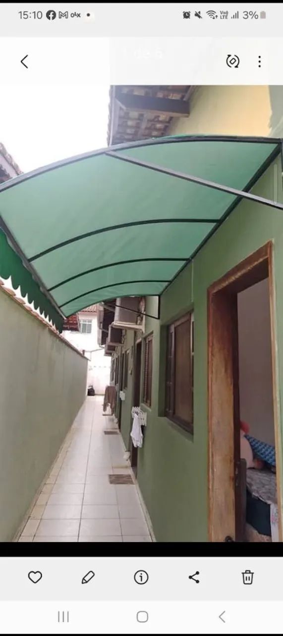 Toldo cobertura