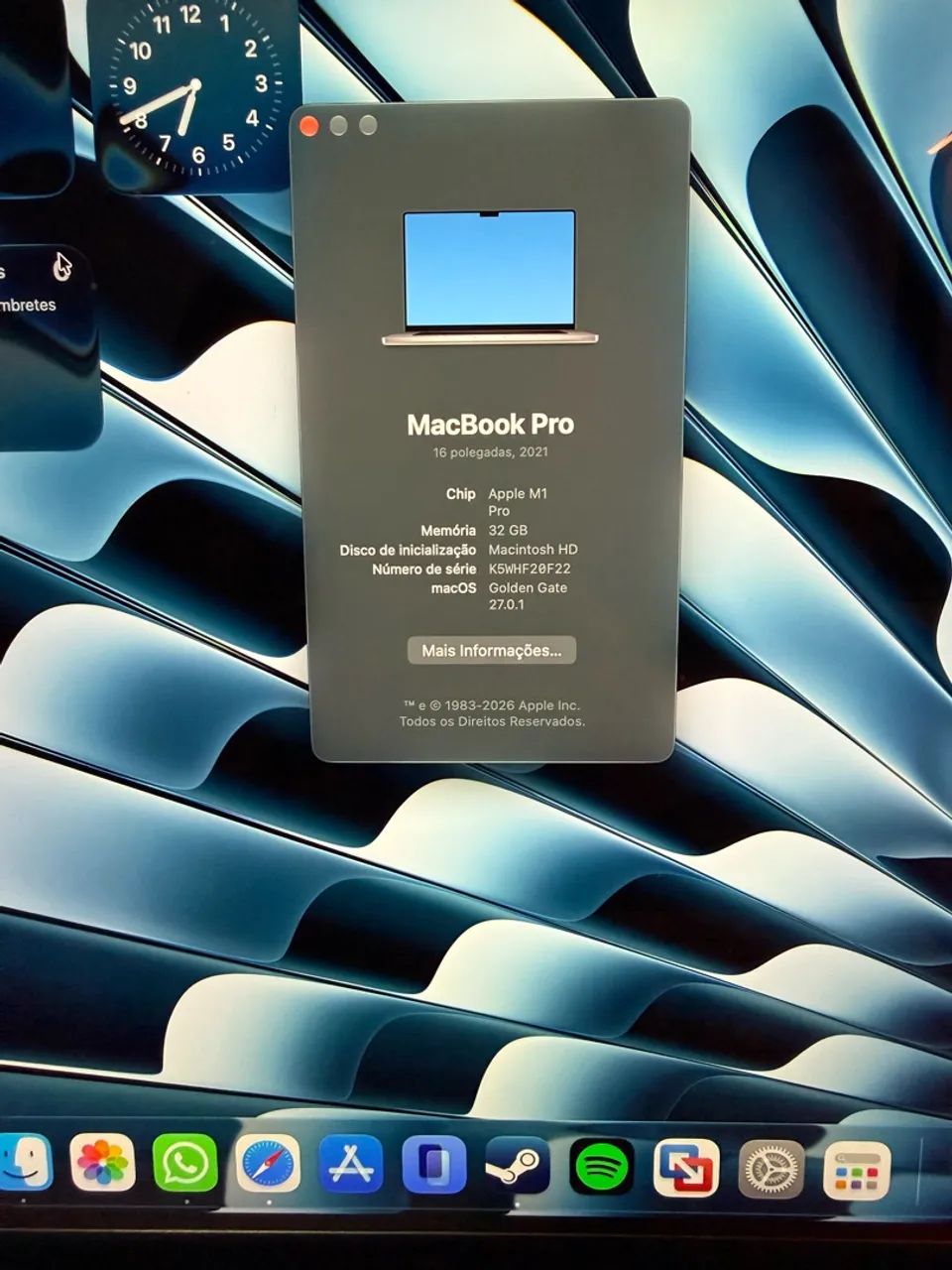 MacBook Pro 16? M1 Pro - 32 GB RAM / 1 TB SSD - Notebooks - Taió