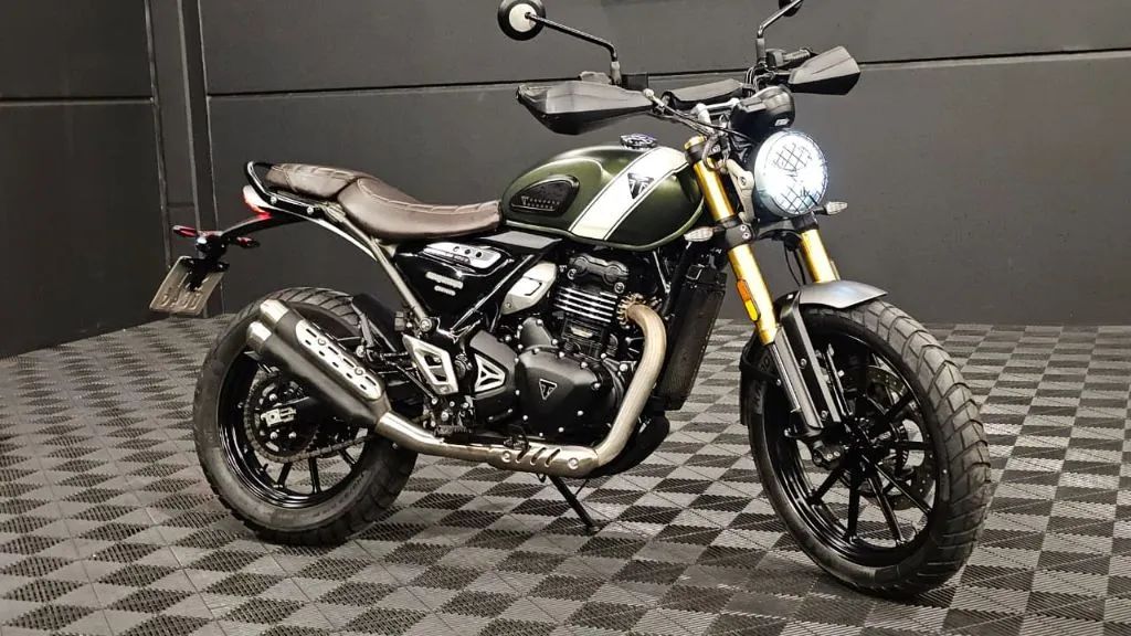Triumph Scrambler 400X 2025 Verde  - Foto 3