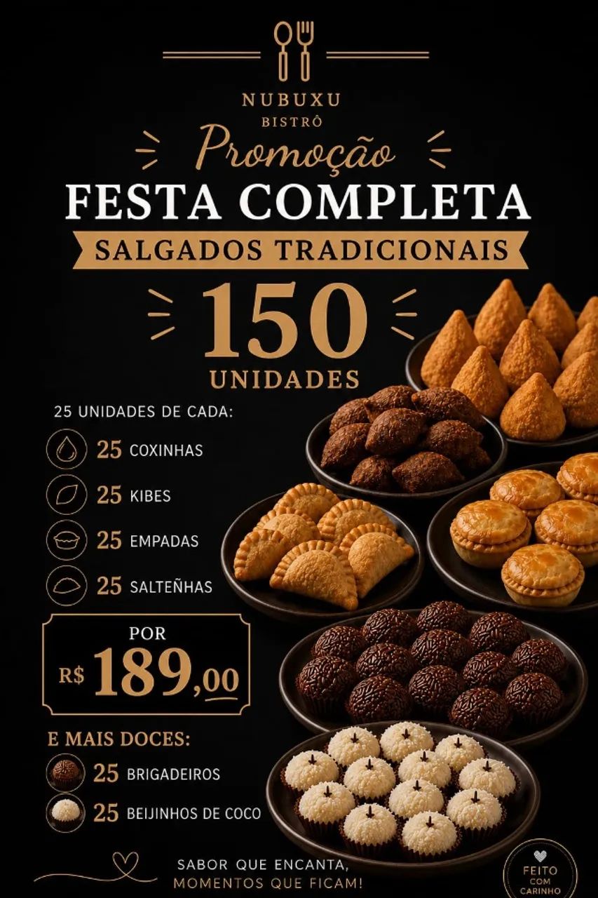 Salgados e doces para sua festa  - Foto 2