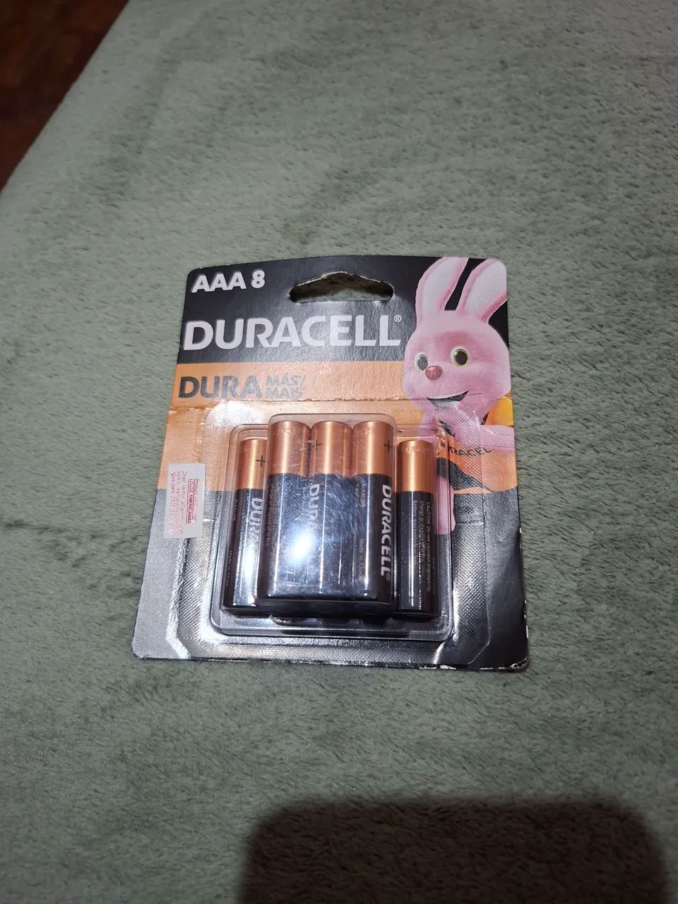 8 pilhas duracell .palito novas e embaladas