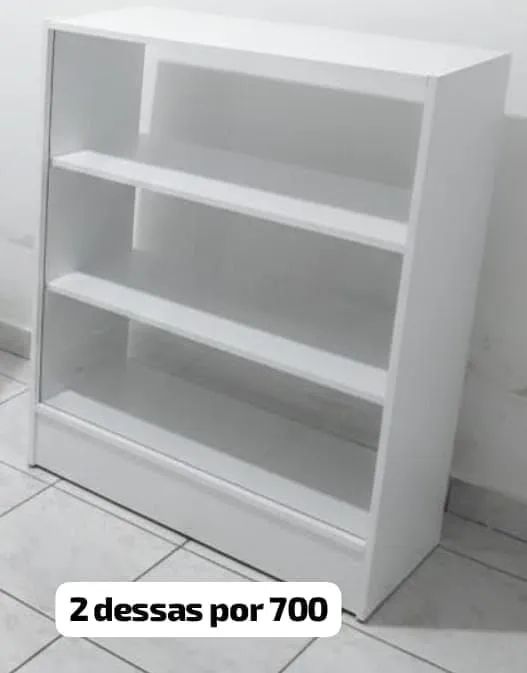 Balcão seco ou vitrine para padaria ou loja