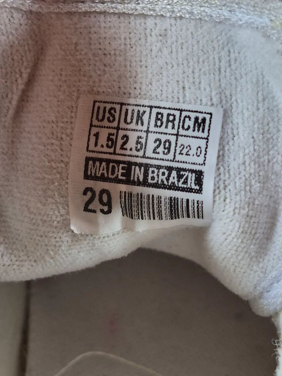 Tenis branco Nike air tam 29 - Foto 5