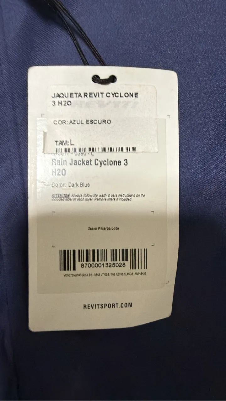 Jaqueta motociclista X11 + Capa chuva Revit Cyclone - Foto 2