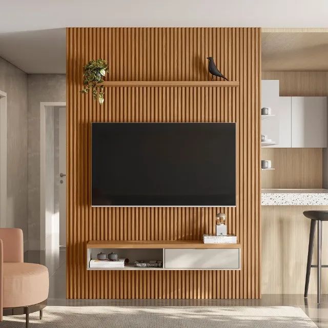 Painel Ripado Modular Linea Brasil - Entrega Rápida! 