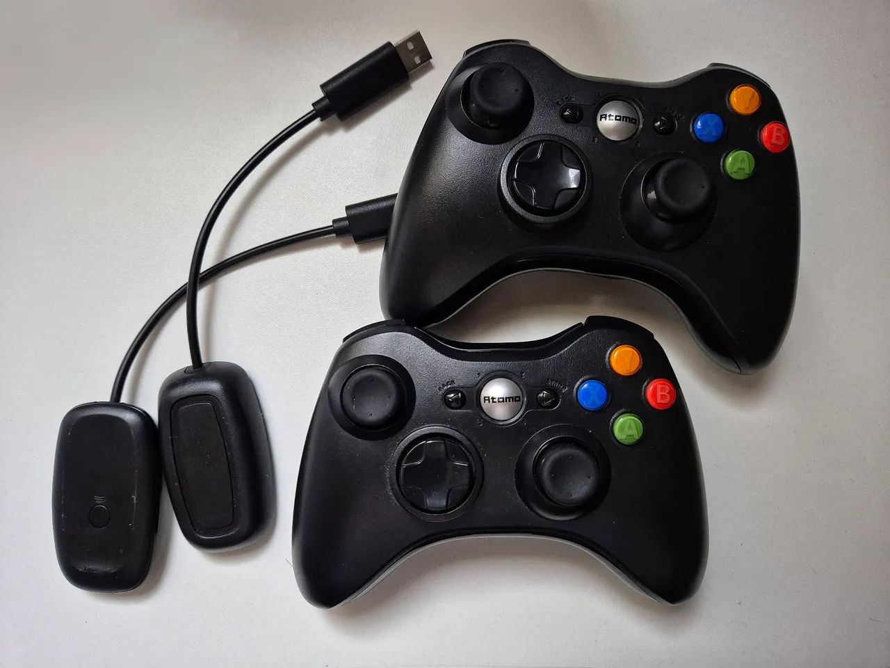 Kit 2 controles Joystick Xbox/PC sem fio!