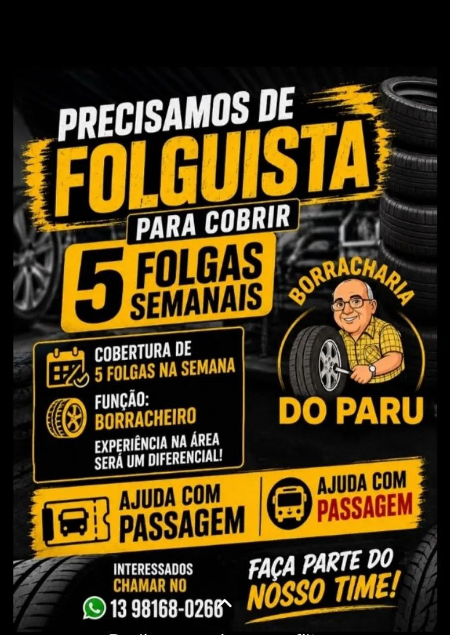 Precisa borracheiro 