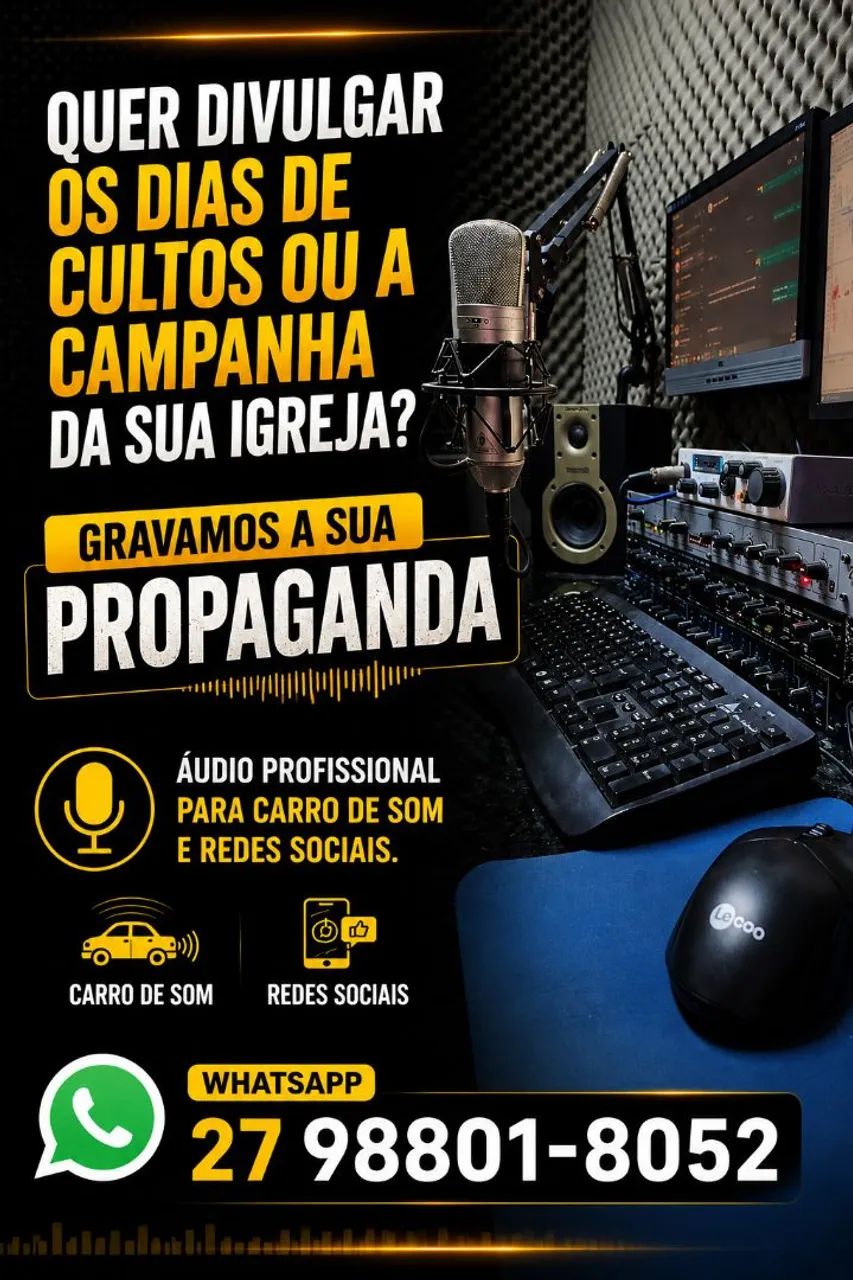 Gravação de Vinhetas 
