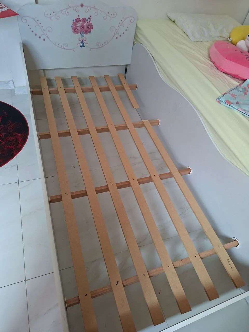 Cama infantil carruagem com colchão  - Foto 4