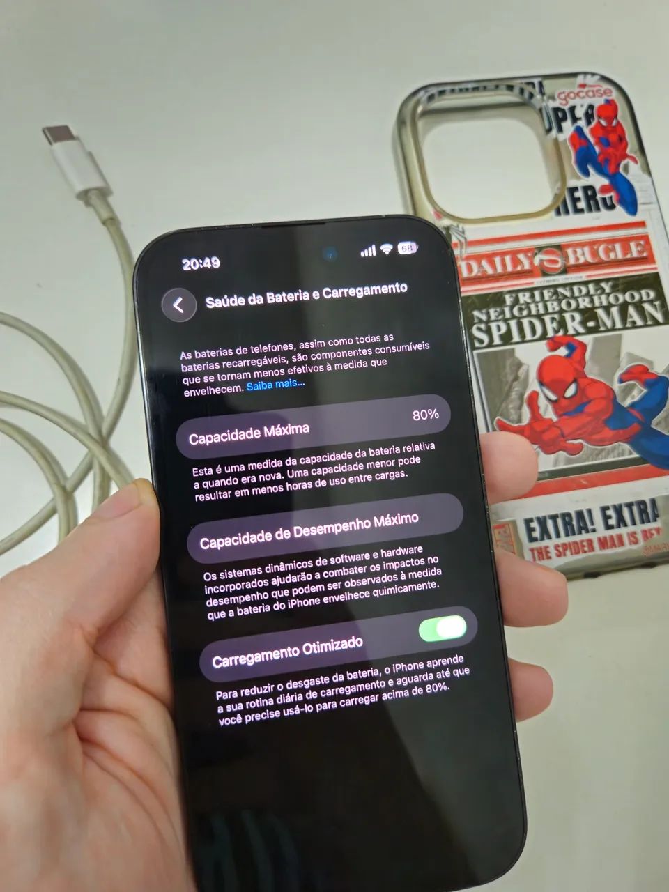 IPhone 14 Pro 256GB Preto Espacial - Esim - Foto 3