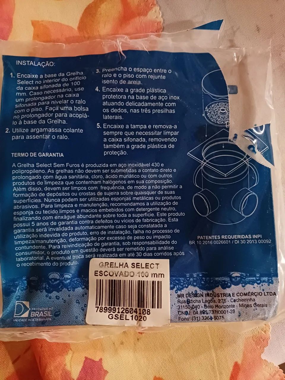 Grelha 12,5 x 12,5 inox escovado à prova de insetos. Duas unidades. Preço por unidade. - Foto 6
