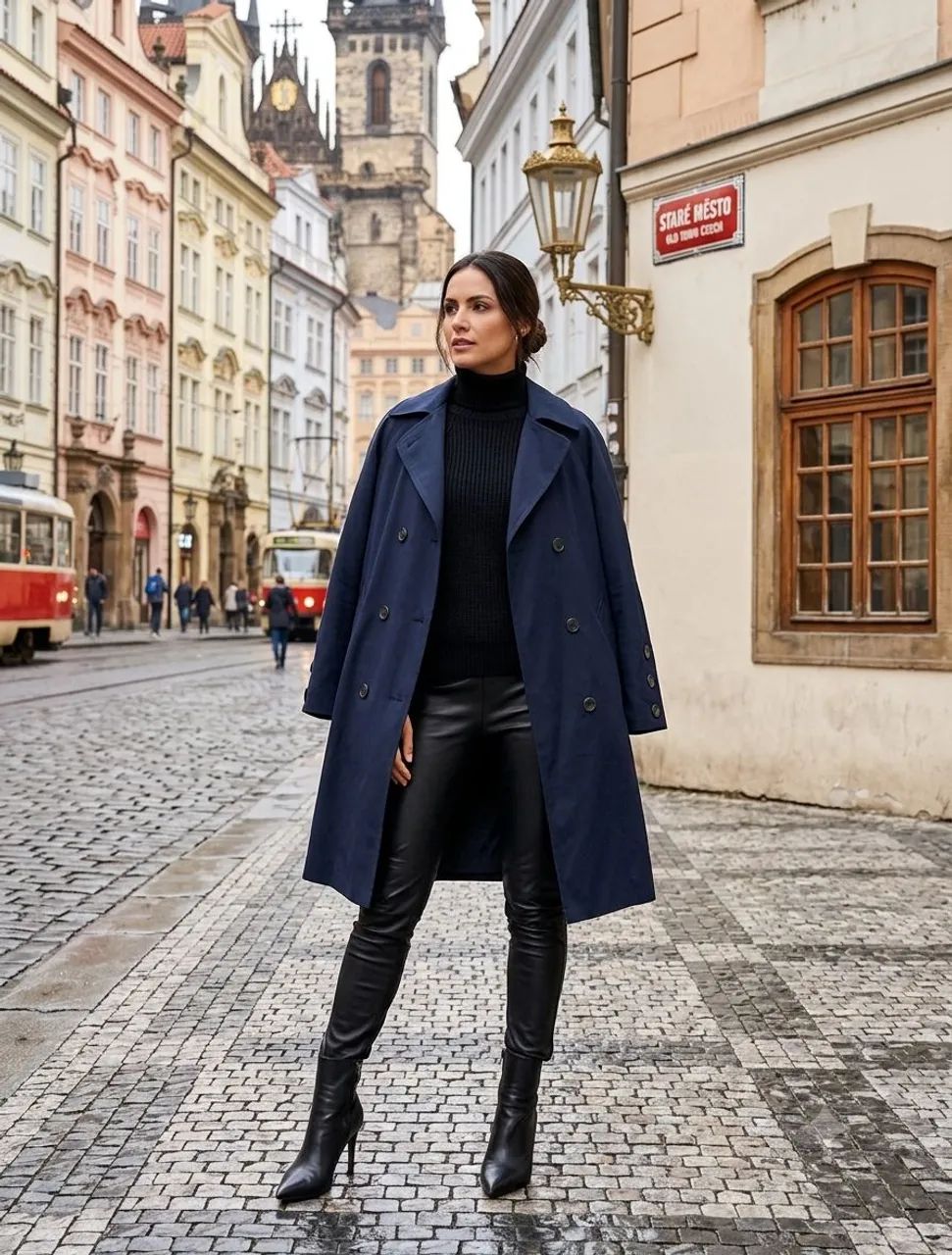 Trent COAT TRANSPASSADO reino unido azul