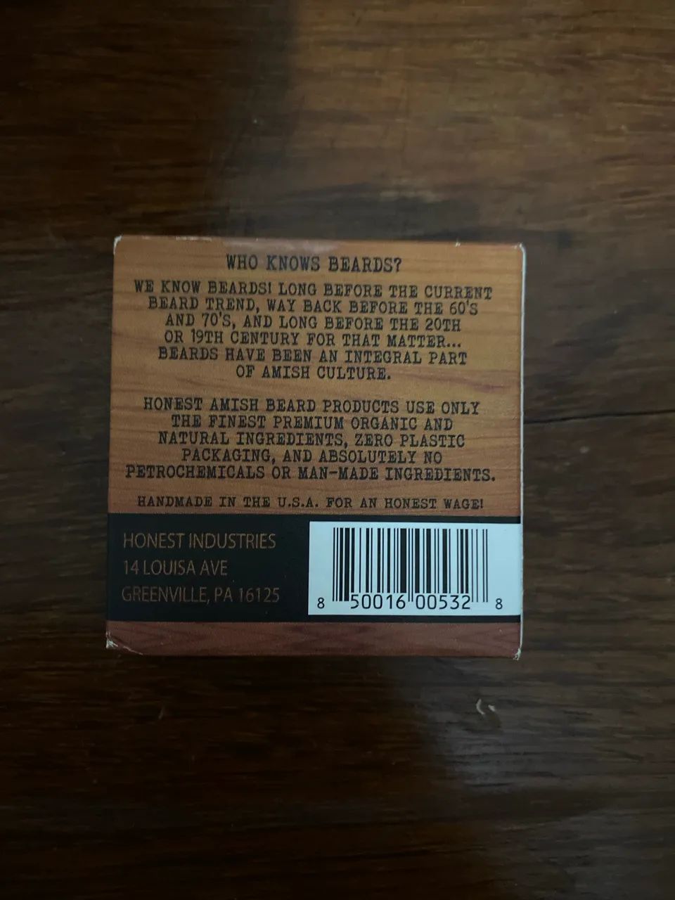Honest Amish Beard Balm All Natural barba - Foto 5
