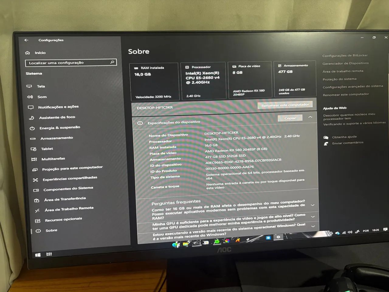 Vende - se PC GAME novo 
