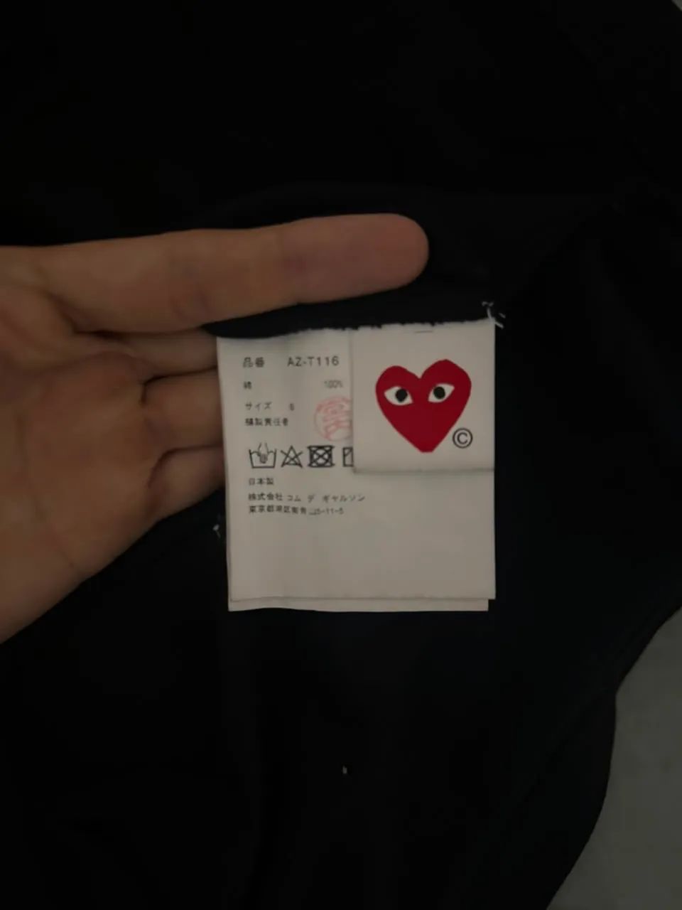 CDG Comme Des Garçons Big Heart Size S - Foto 4
