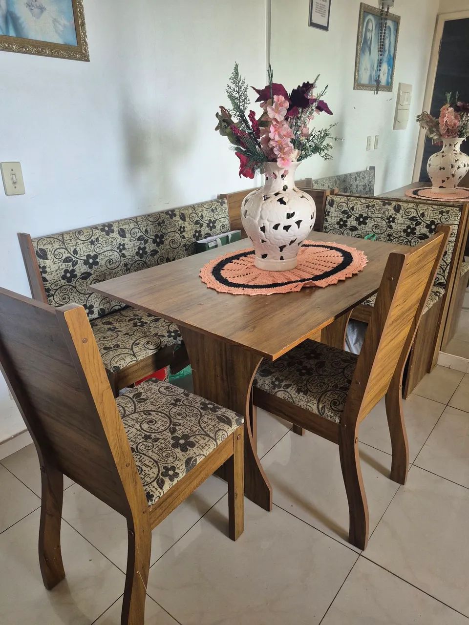 Conjunto mesa estilo alemão  - Foto 2