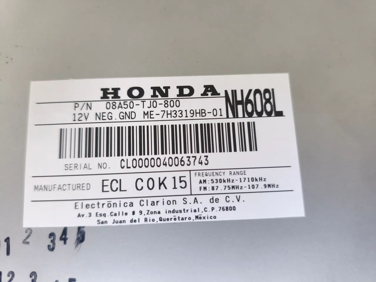 Rádio original Honda fit 2011 - Foto 2