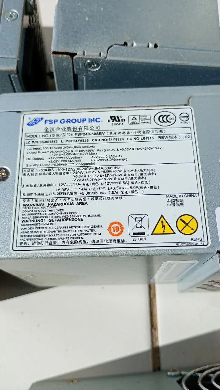 Lote de fontes originais, Dell, HP e Lenovo - Foto 4