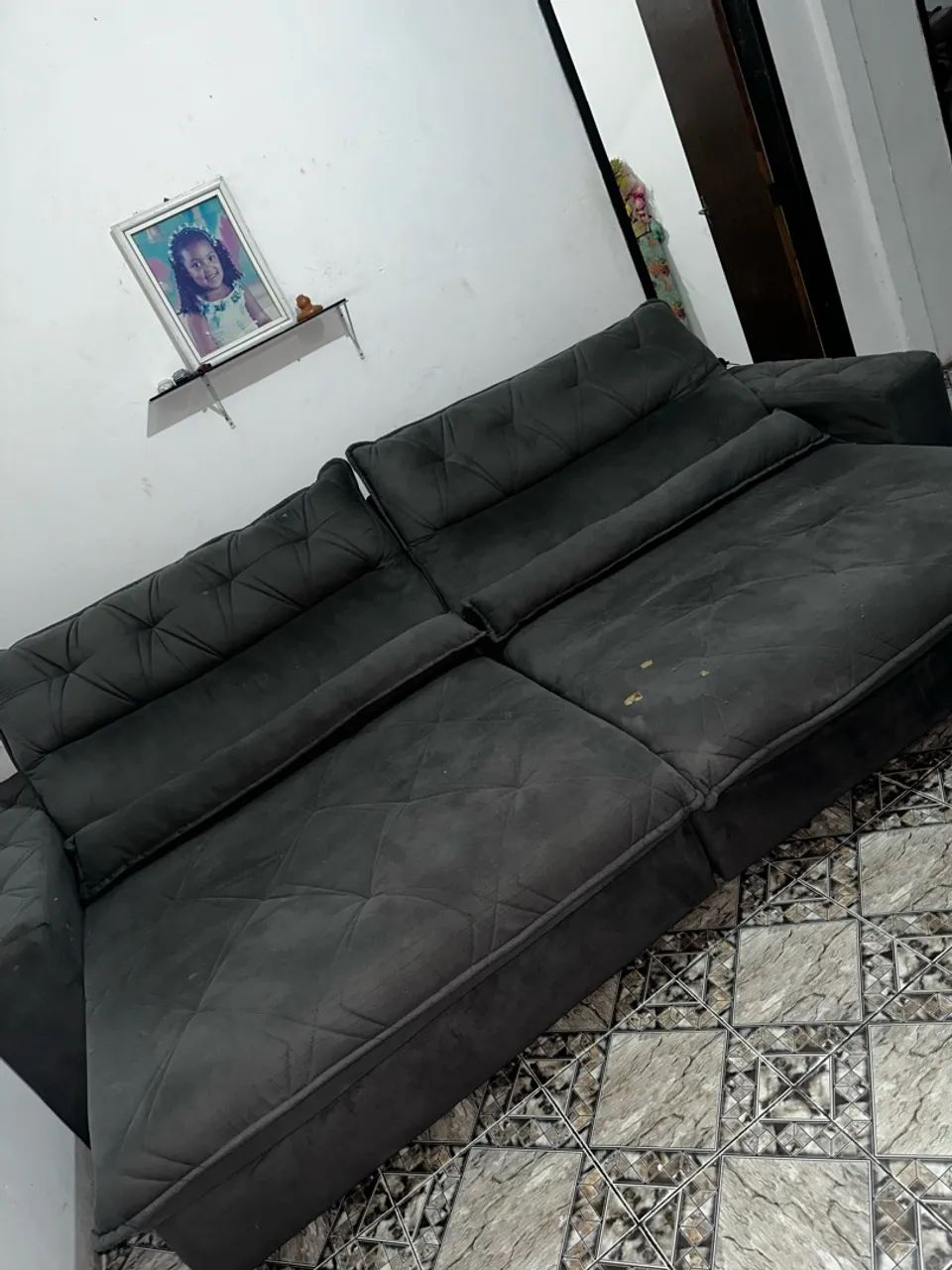 VENDO SOFÁ RETRATIL - 3 METROS - Foto 2