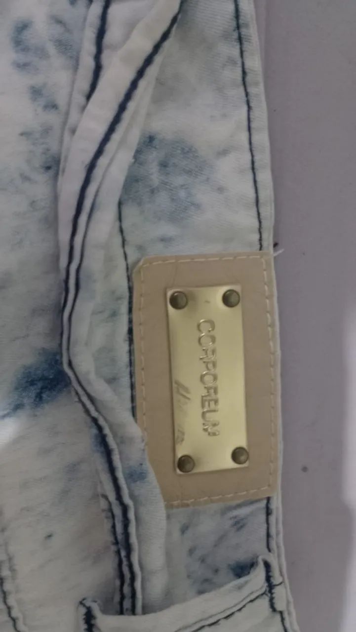 Short jeans lavado feminino  - Foto 3