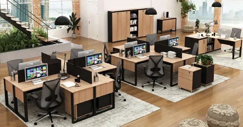 Corporate Furniture: Platforms/Desks/Cabinets/Counters/Drawer Units... R$14,652.44!