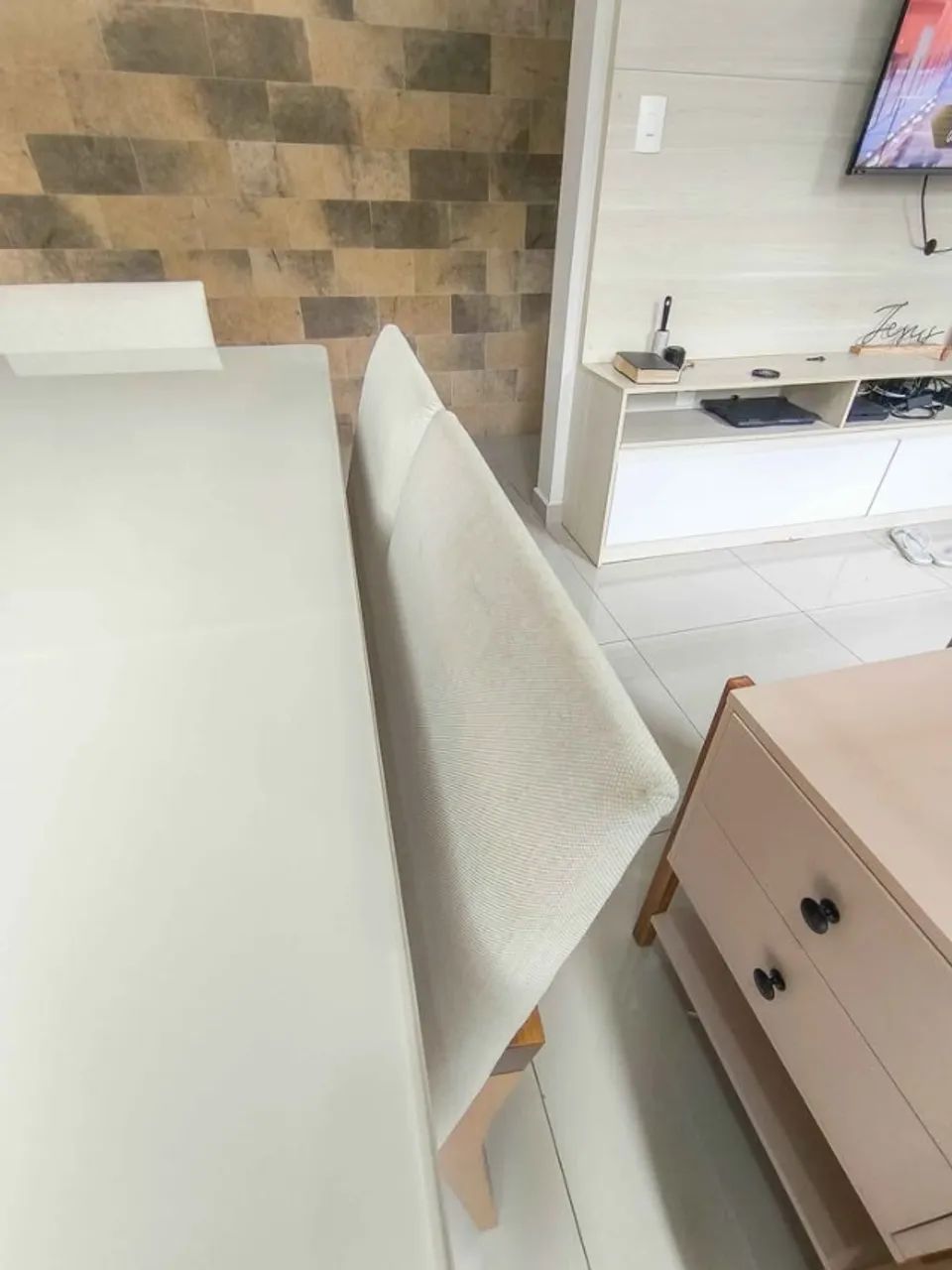 Mesa Jantar Off White - Foto 3