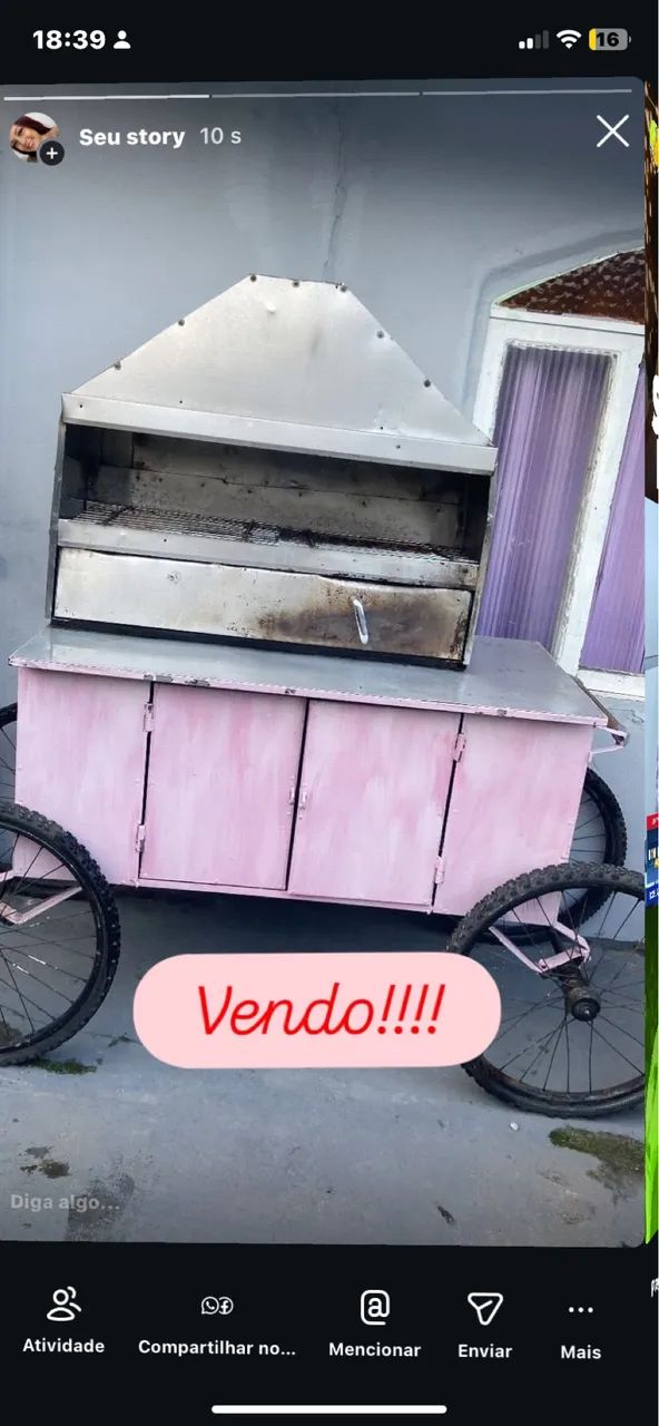 Carrinho de espetinho OPORTUNIDADE!!! - Foto 2