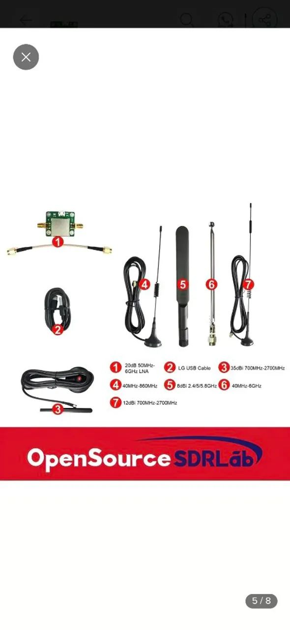 Hackrf + Portapack H4m + antenas - Foto 3