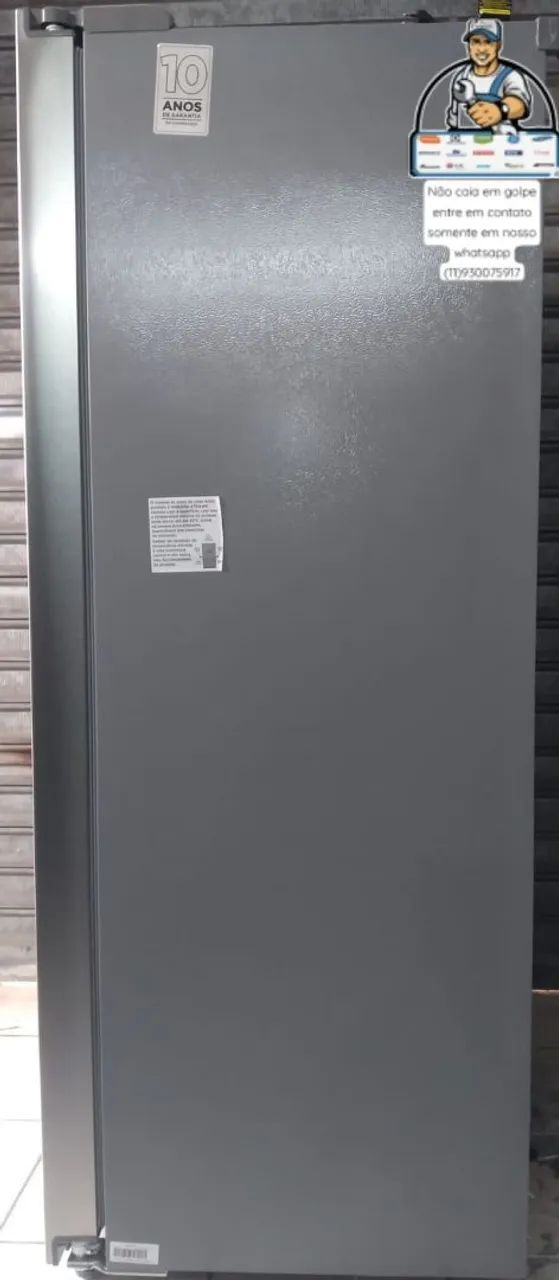 Geladeira  side by side midea inox  - Foto 5