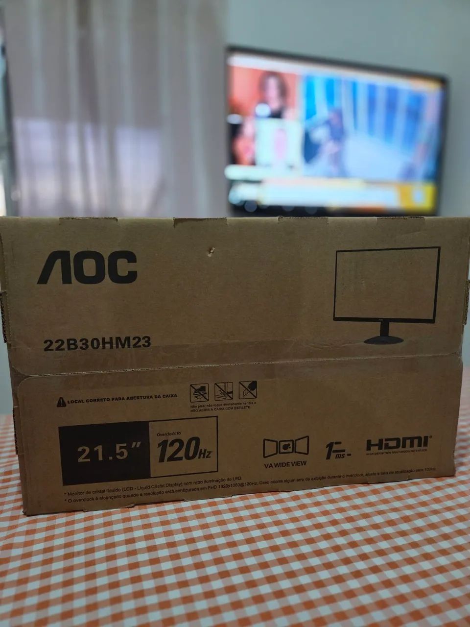 Monitor AOC 120hz 1 ms