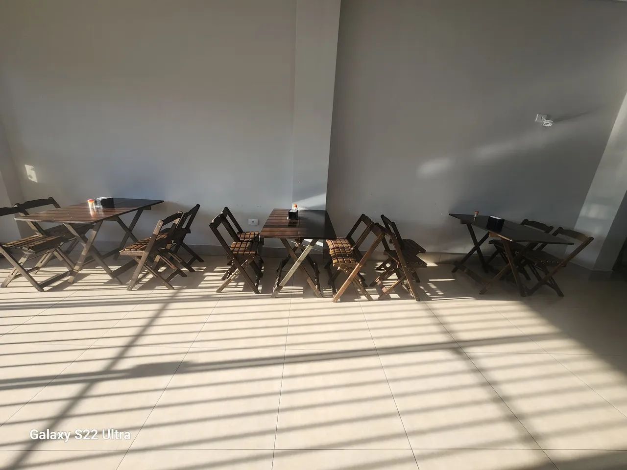 Jogo de  mesa e cadeira restaurante bar comércio  - Foto 2