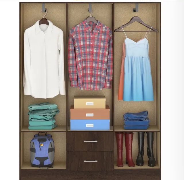 Conjunto Guarda-Roupa Bahamas com Cômoda - Foto 2