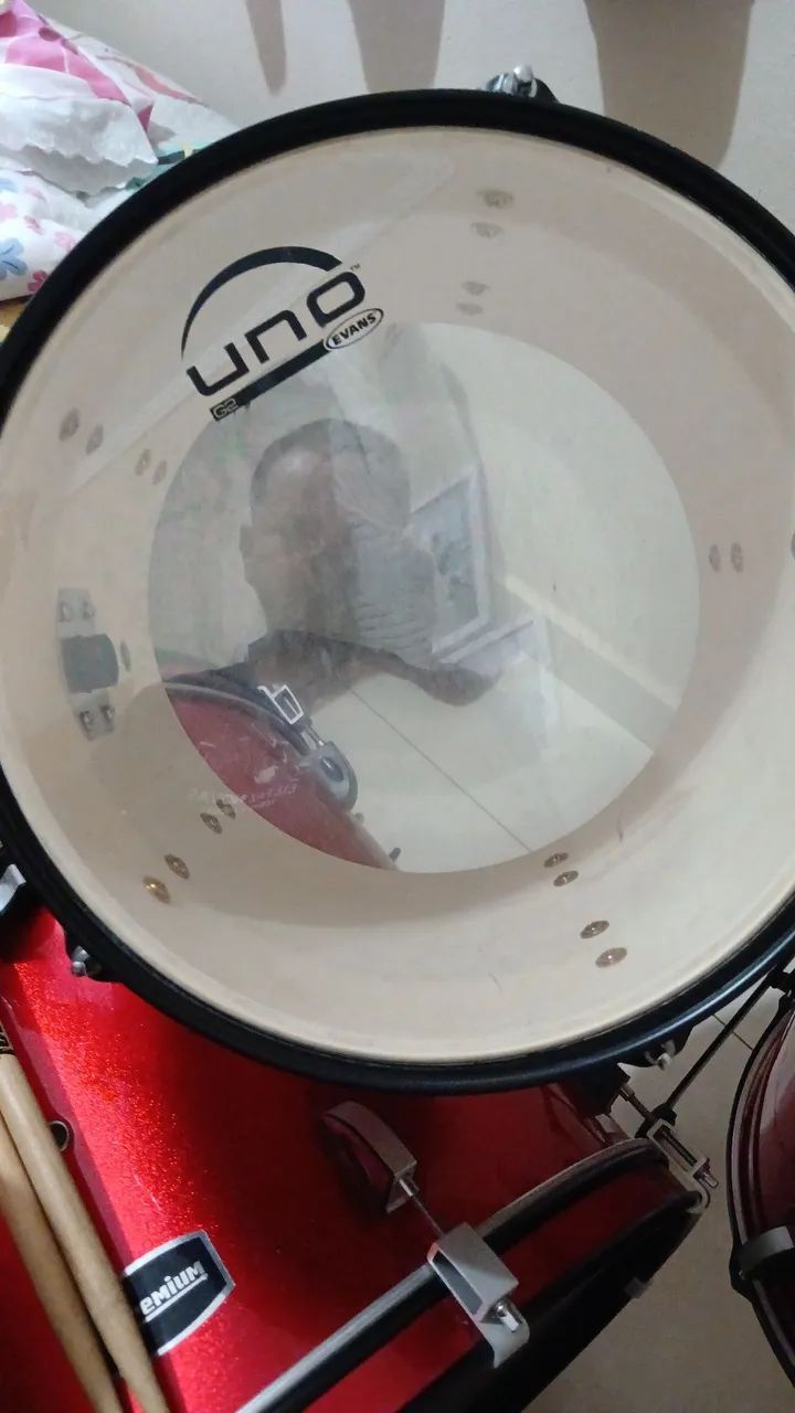 Bateria Acústica, nova  - Foto 5
