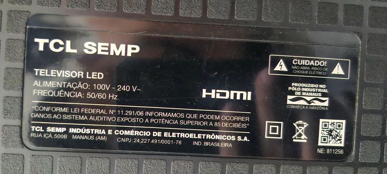 TV TCL 32 polegadas, com defeito - Foto 4