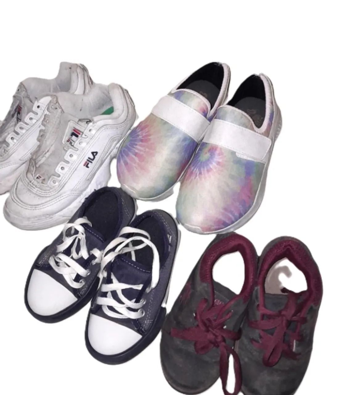 Lote com 4 pares de tênis infantis - Foto 4