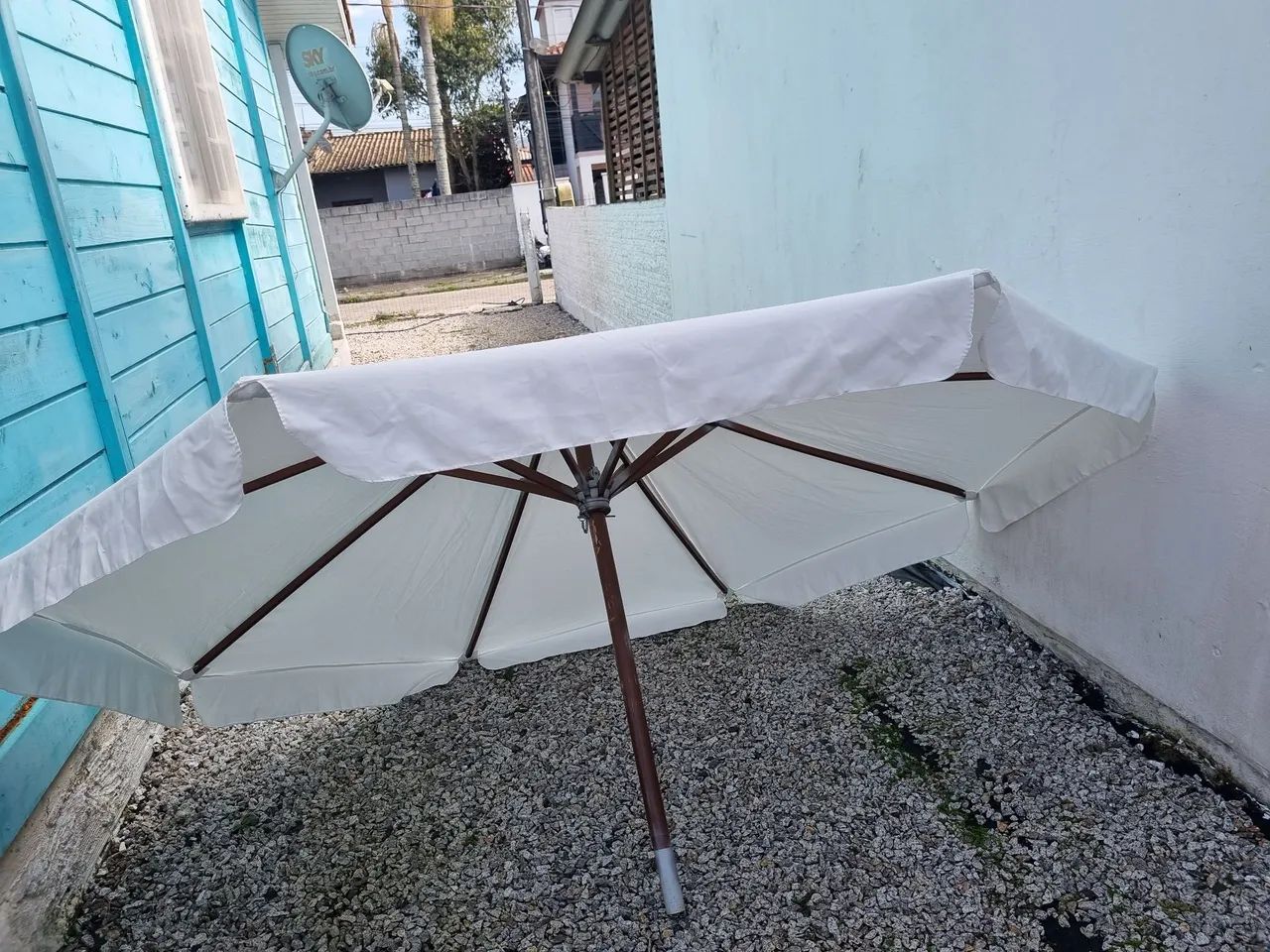 Ombrelone branco  - Foto 2
