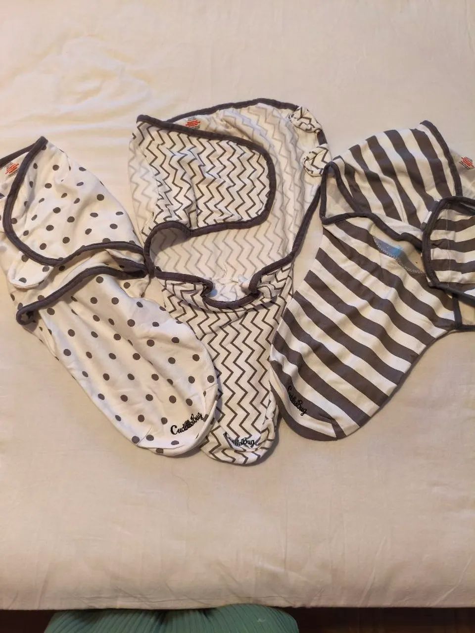 Kit 3 Cueiros CuddleBug importados 