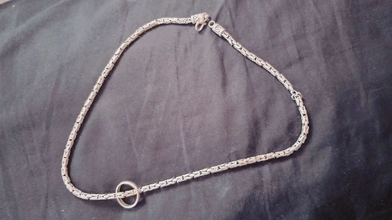 Cordão de prata indiano - Foto 2