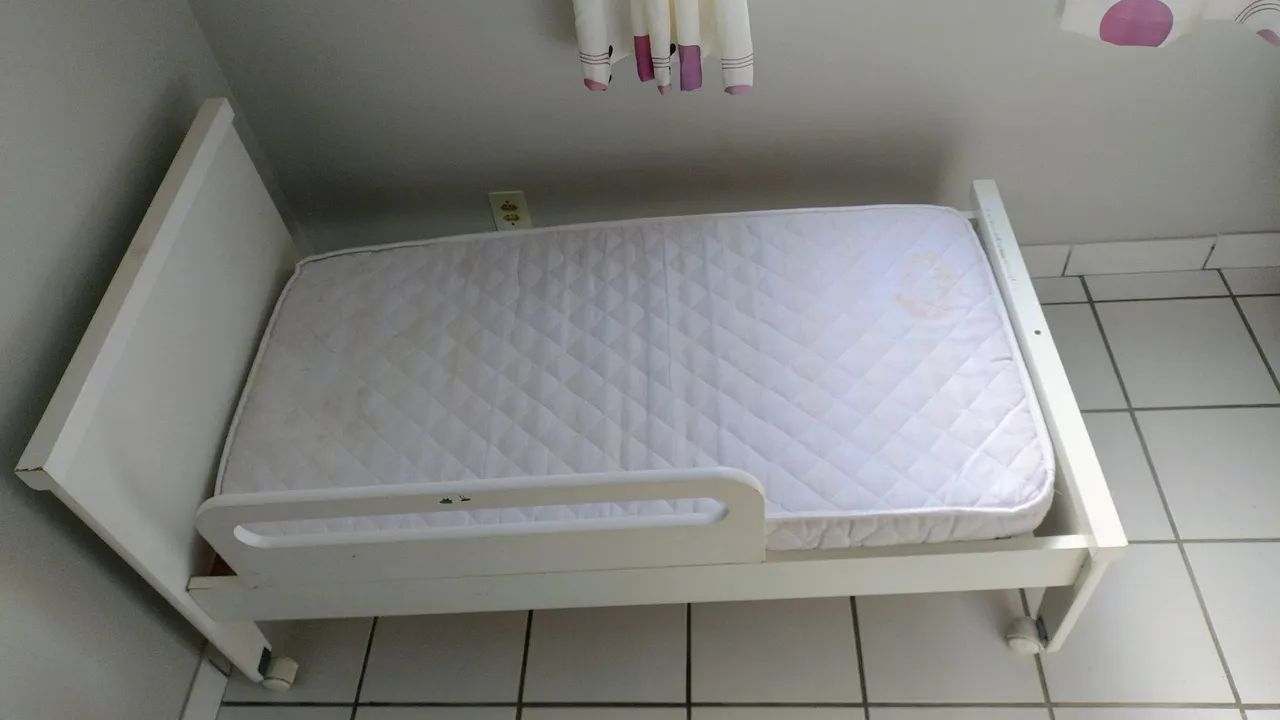Mini cama com colchão  - Foto 2