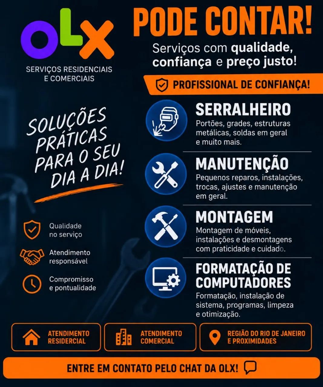 Serviços de Manutenção Informática e Serralheiro