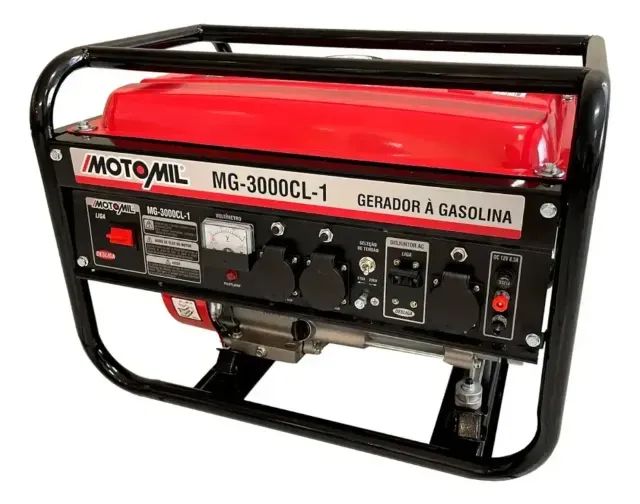 Motomil MG-3000CL-1 110V/220V Gerador de Energia a Gasolina 2.8 KVA
