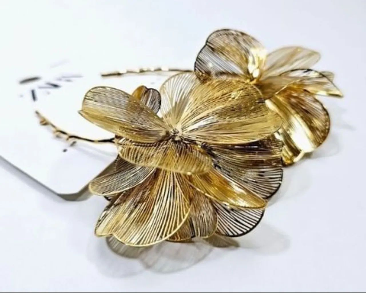 Maxi Brinco Dourado Zara - Foto 2