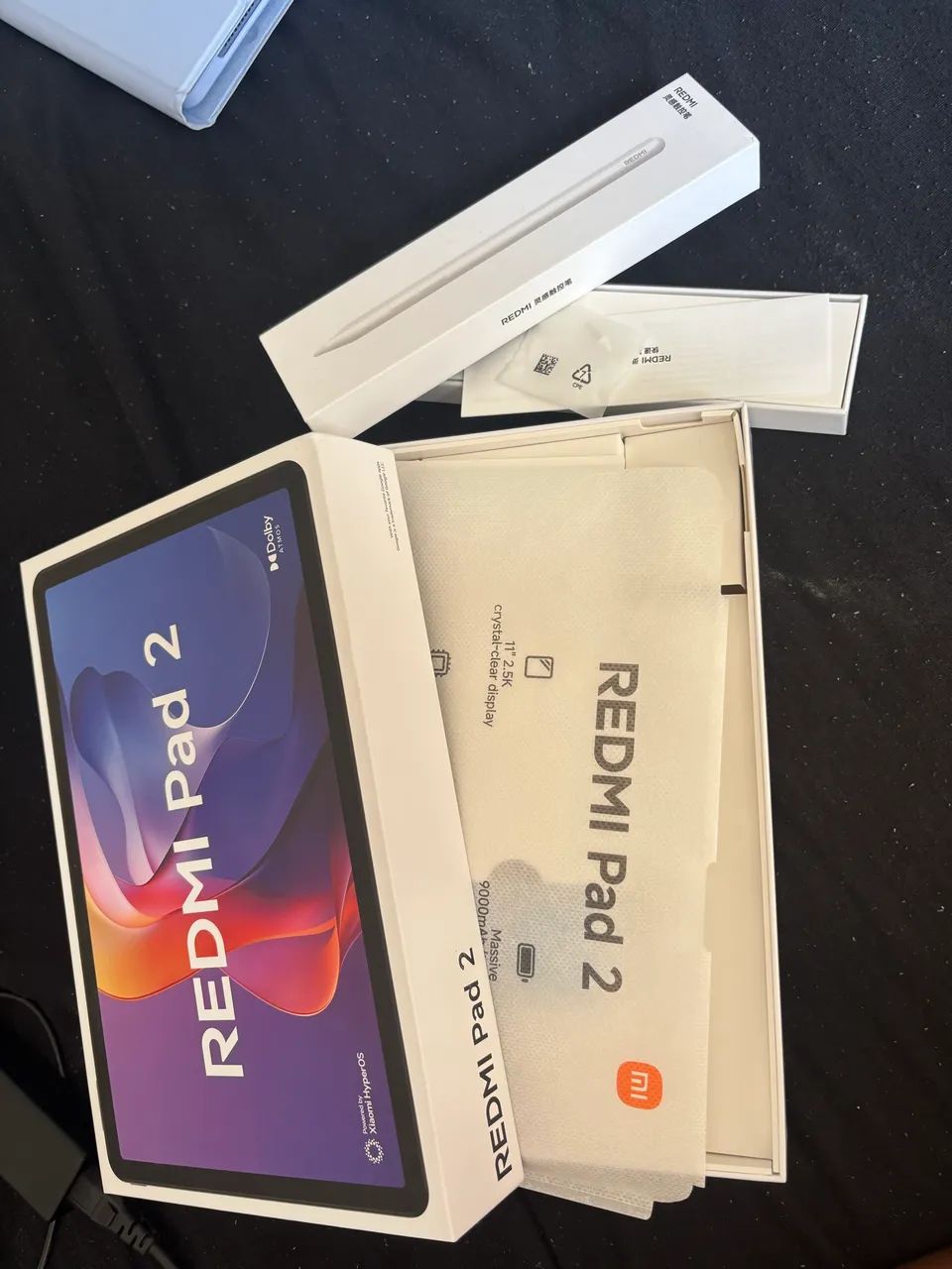 Redmi Pad 2 8/256GB + Caneta Original + Teclado + Mouse + Capas