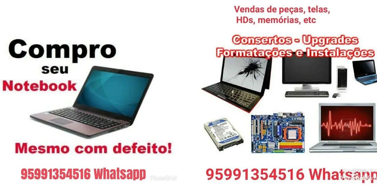 Compr0 notebook com defeitos, quebrado, que não liga mas  - Foto 2