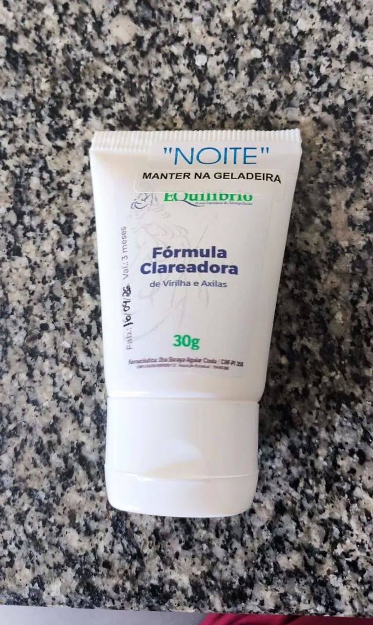 Creme clareador 
