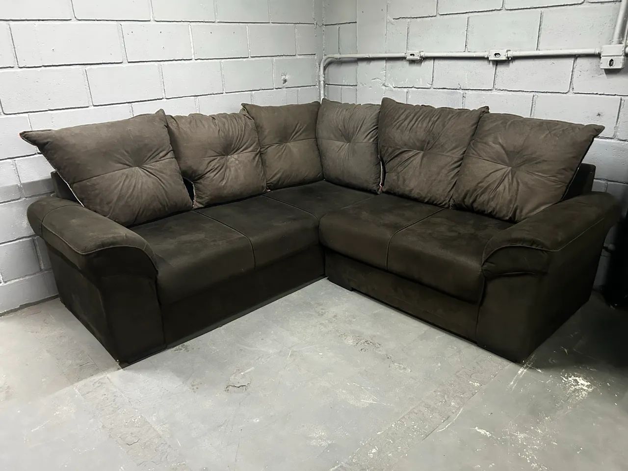 Sofá Fixo de Canto 2 Cores NOVO 