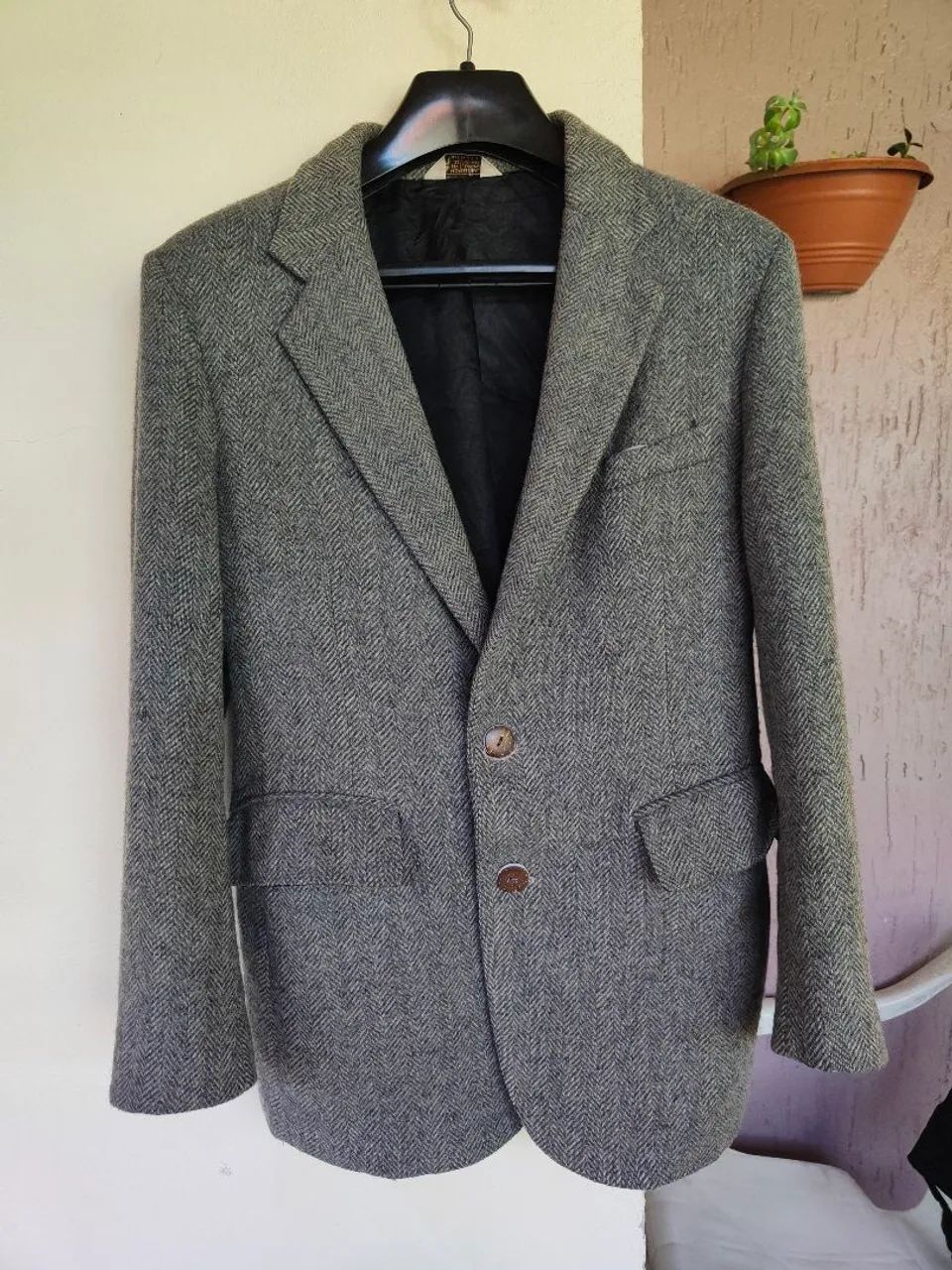 Blazer de lã pura americano