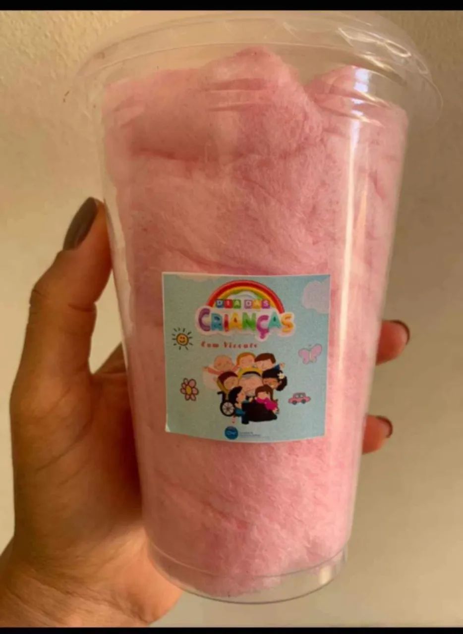 Pula pula mais algodão-doce 
