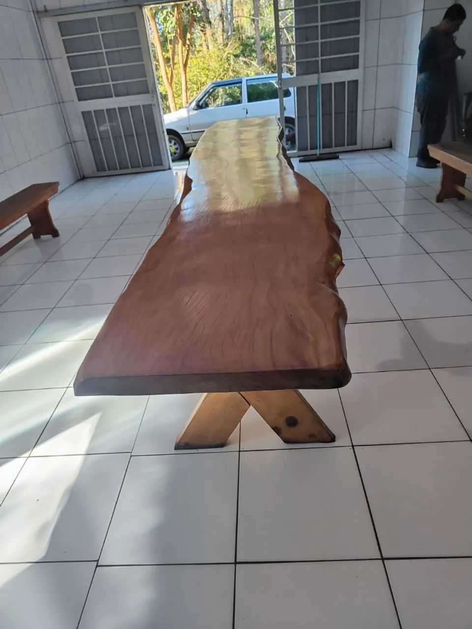 Mesa rústica 